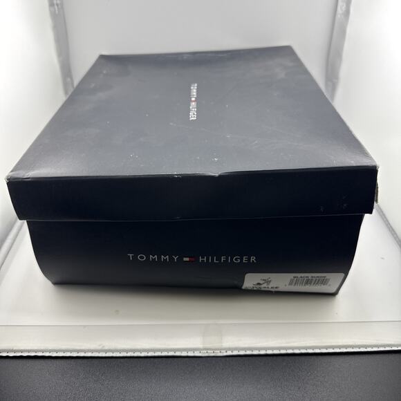 Tommy Hilfiger Women's Weslee Women’s 8.5 Black Suede Platform Heeled Sandal NEW - Picture 15 of 16